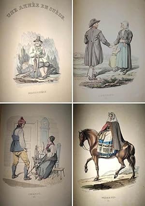 Seller image for Une anne en Sude ou tableaux des costumes, moeurs et usages des paysans de la Sude, suivis des sites et monumens historiques les plus remarquables. Publi par. for sale by Librera Anticuaria Antonio Mateos