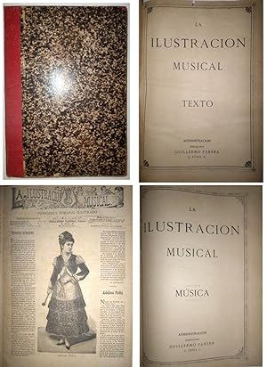 LA ILUSTRACIÓN Musical. Periódico semanal ilustrado. Números 1 de 7 de Abril de 1883 al número 52...