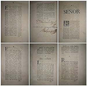[TOLOSA]. Colección de impresos sobre contrabando de tabaco en Tolosa. 1764. Correspondencia entr...