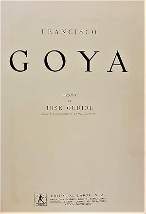 Francisco Goya. Texto de.