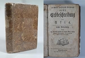 Imagen del vendedor de D. Anton Friedrich Bschings neue Erdbeschreibung von Asia. Erste Abtheilung. a la venta por Antiquariat Dorner