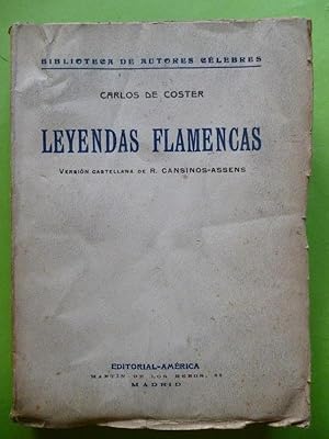 Immagine del venditore per LEYENDAS FLAMENCAS. Novela. Vesin castellana de R. Cansinos-Assens. venduto da Carmichael Alonso Libros