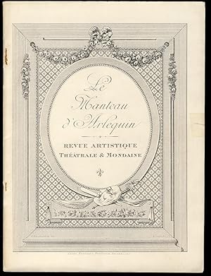 Le Manteau d'Arlequin : Revue artistique, théâtrale et mondaine . N° 7, samedi 1er Novembre 1913
