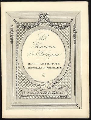 Le Manteau d'Arlequin : Revue artistique, théâtrale et mondaine . N° 10, samedi 22 novembre 1913