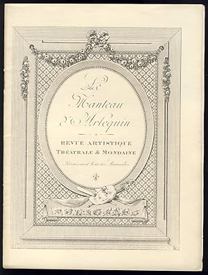 Le Manteau d'Arlequin : Revue artistique, théâtrale et mondaine . N° 16, samedi 25 janvier 1913