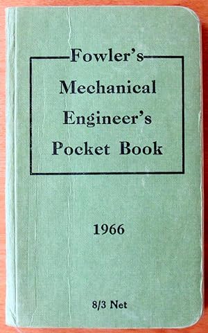 Seller image for Fowler's Mechanical Engineer's Pocket Book for sale by Ken Jackson
