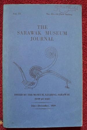 Imagen del vendedor de The Sarawak Museum Journal Vol. 9 Nos. 13-14 1959 a la venta por Cadeby Books