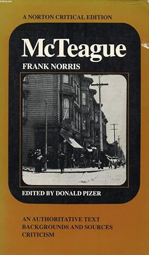 Bild des Verkufers fr McTEAGUE, A STORY OF SAN FRANCISCO zum Verkauf von Le-Livre