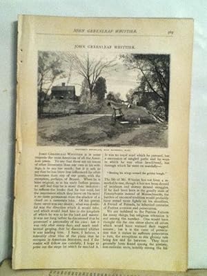 Seller image for John Greenleaf Whittier for sale by Legacy Books II