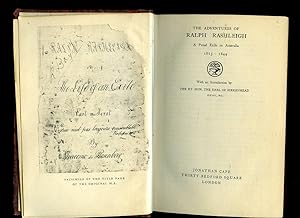 Bild des Verkufers fr The Adventures of Ralph Rashleigh; A Penal Exile in Australia 1825-1844 zum Verkauf von Little Stour Books PBFA Member