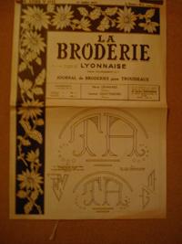 La Broderie Lyonnaise . 59° Année , n° 1145 . 1° juillet 1957
