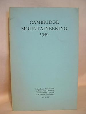 Immagine del venditore per CAMBRIDGE MOUNTAINEERING 1940 venduto da Robert Gavora, Fine & Rare Books, ABAA