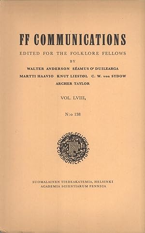 Imagen del vendedor de Entwicklungs-Psychologische Analyse Lappischer Folklore (FF Communications, 138) a la venta por Masalai Press