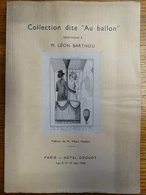 Collection dite "Au Ballon" Appartement a Monsieur Leon Barthou