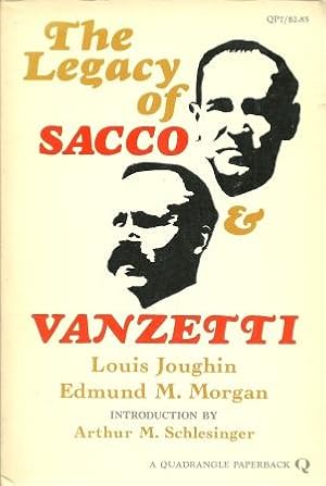 Seller image for The Legacy of Sacco and Vanzetti for sale by Works on Paper