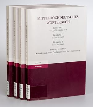 Mittelhochdeutsches Wörterbuch. Erster Band, Doppellieferung 1-8 (in 4 Teilen).