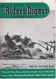 Bild des Verkufers fr The New Haven Railroad Rider's Digest December 1942 zum Verkauf von Monroe Bridge Books, MABA Member