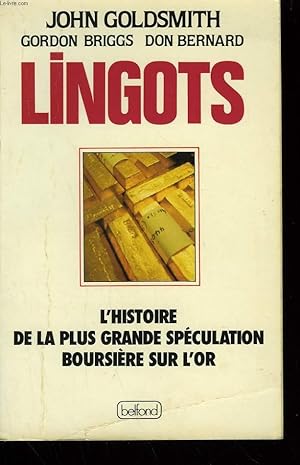 Imagen del vendedor de LINGOTS. a la venta por Le-Livre