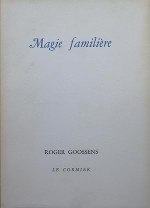 Image du vendeur pour Magie familire mis en vente par Bouquinerie L'Ivre Livre