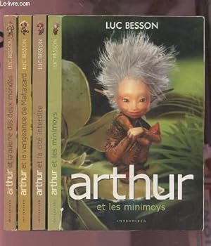 Image du vendeur pour ARTHUR ET LES MINIMOYS - 4 TOMES : ARTHUR ET LES MINIMOYS + ARTHUR ET LA CITE INTERDITE + ARTHUR ET LA VENGEANCE DE MALTAZARD + ARTHUR ET LA GUERRE DES DEUX MONDES. mis en vente par Le-Livre