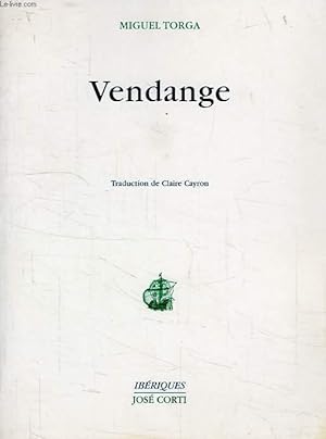 Bild des Verkufers fr VENDANGE zum Verkauf von Le-Livre