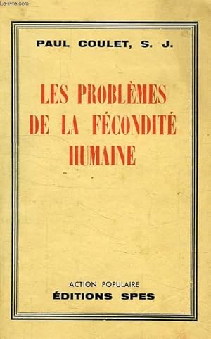 Seller image for LES PROBLEMES DE LA FECONDITE HUMAINE for sale by Le-Livre