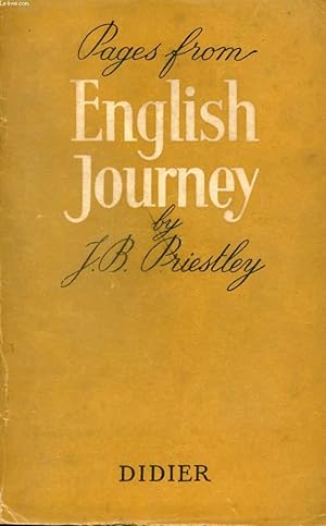 Seller image for PAGES FROM 'ENGLISH JOURNEY' for sale by Le-Livre