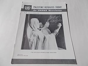 Image du vendeur pour Palestine Refugees Today: An UNRWA Newsletter (No. 39 January-February 1965) Magazine (The United Nations Relief and Works Agency for Palestine Refugees) mis en vente par Bloomsbury Books