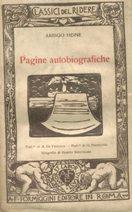 PAGINE AUTOBIOGRAFICHE, Roma, Formiggini, 1926