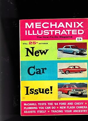 Bild des Verkufers fr Mechanix Illustrated: The How-To-Do Magazine. October 1963 zum Verkauf von SAVERY BOOKS