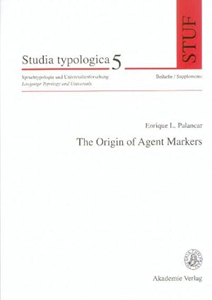 Bild des Verkufers fr The Origin of Agent Markers zum Verkauf von AHA-BUCH GmbH