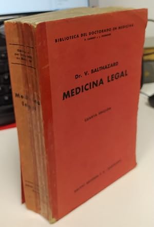 Imagen del vendedor de Medicina Legal. Biblioteca del doctorado en Medicina Carnot y Fournier a la venta por La Leona LibreRa