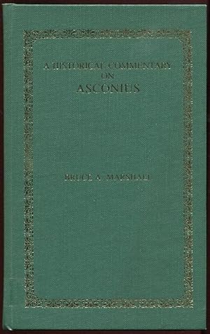 Immagine del venditore per A Historical Commentary on Asconius venduto da APPLEDORE BOOKS, ABAA