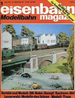 Eisenbahn-Modellbahn-Magazin. Nr. 1  12, 1987 25. Jahrgang.