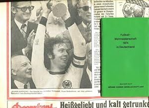 Sammlung / Konvolut zur Fussball-Weltmeisterschaft 1954, 1974.1990.