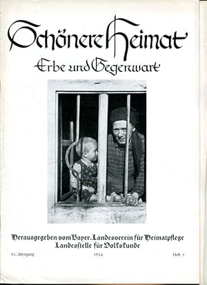 Image du vendeur pour Schnere Heimat. Erbe und Gegenwart. Heft 1   4, 1956. 45. Jahrgang. mis en vente par Antiquariat am Flughafen