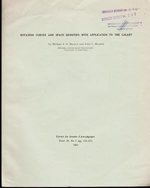 Immagine del venditore per Rotation Curves and Space Densities With Application to the Galaxy. venduto da Antiquariat am Flughafen