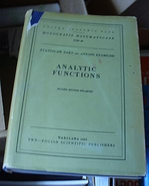 Immagine del venditore per Analytic Functions: Second Edition Enlarged venduto da Xochi's Bookstore & Gallery