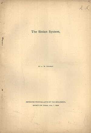 Seller image for The Sinian System (Bulletin of the Geological Society of China, Vol. 1) for sale by Masalai Press