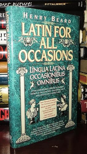 Seller image for LATIN FOR ALL OCCASIONS Lingua Latina Occasionibus Omnibus for sale by Rare Book Cellar