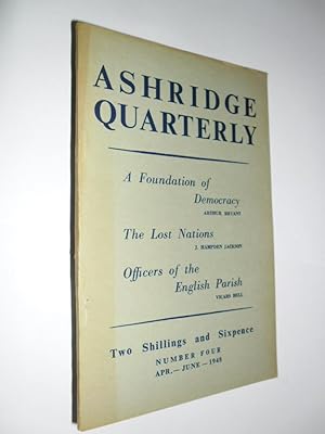 Ashridge Quarterly No.4 Vol.1 April -June 1948