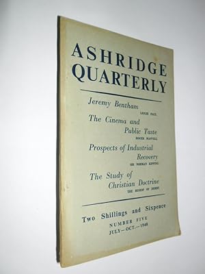 Ashridge Quarterly No.5 Vol.1 July-Oct 1948