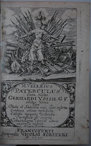 Bild des Verkufers fr Cum notis Gerhardi Vossi, G.f. editio Nova. Liber I/II in einem Band. zum Verkauf von Antiquariat  Braun