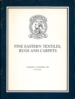 Fine Eastern Textiles, Rugs and Carpets (Christie's 16 October 1980)