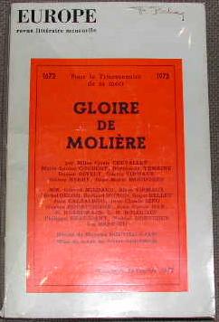 Bild des Verkufers fr 1673-1973, Gloire de Molire. zum Verkauf von alphabets