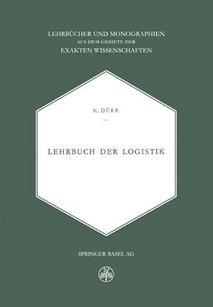 Bild des Verkufers fr Lehrbuch der Logistik zum Verkauf von AHA-BUCH GmbH