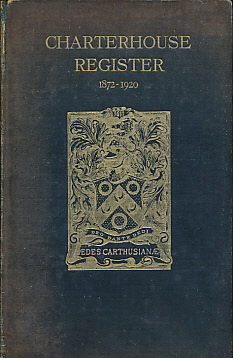 Image du vendeur pour Charterhouse Register. 1911 - 1920. Vol III mis en vente par Barter Books Ltd