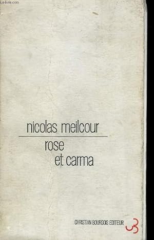 Bild des Verkufers fr ROSE ET CARMA. zum Verkauf von Le-Livre