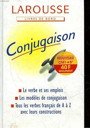 Bild des Verkufers fr CONJUGAISON zum Verkauf von Le-Livre