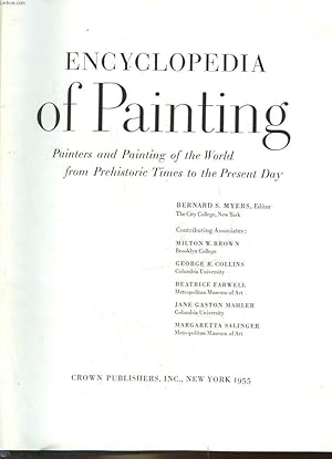 Image du vendeur pour ENCYCLOPEDIA OF PAINTING mis en vente par Le-Livre